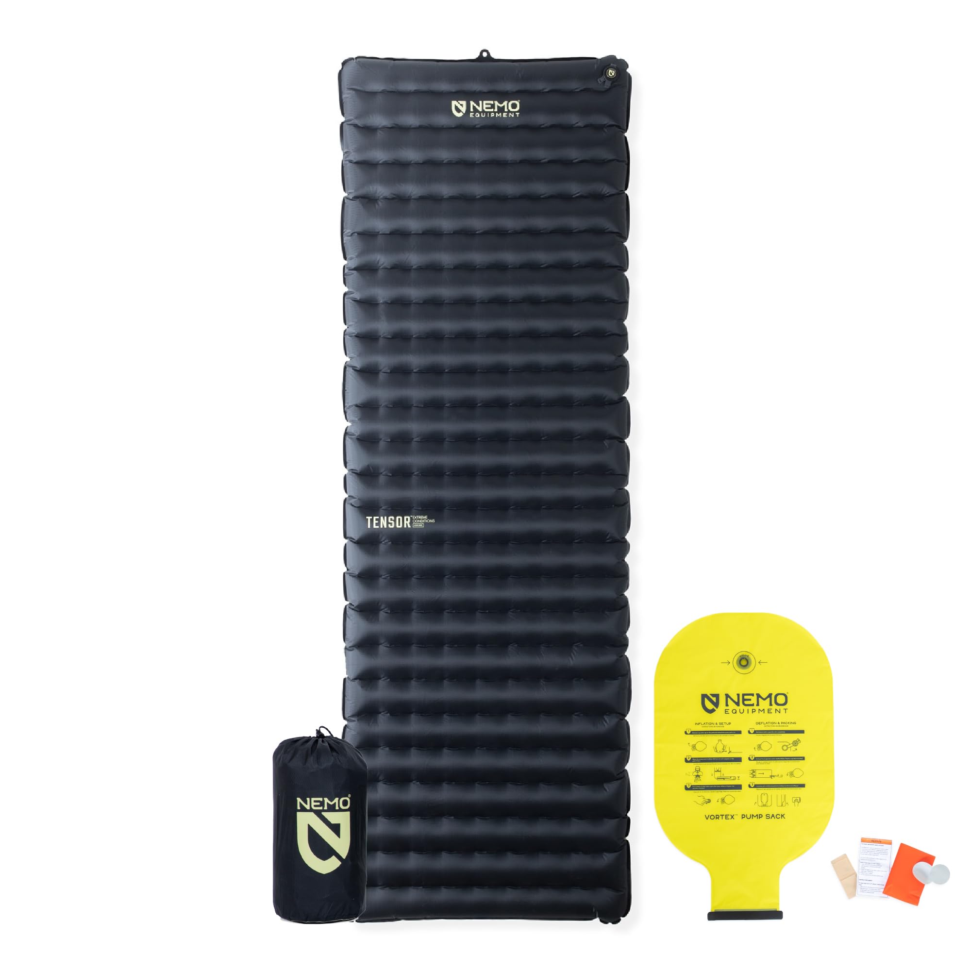 NEMO Tensor ALPINE スリーピングマット Amazon.com: NEMO Equipment Tensor Extreme Sleeping Pad-Black/Birch